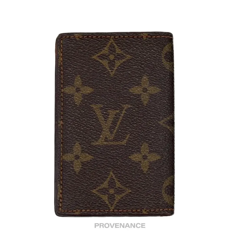 🔴 Louis Vuitton Pocket Organizer Card Wallet - Monogram Small 